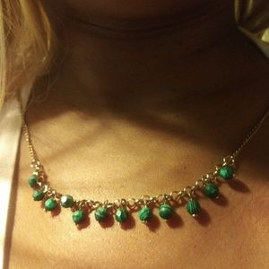 Necklace malachite